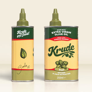 Krude Basil Infused Olive Oil