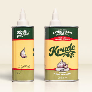 Krude Garlic Infused Olive Oil