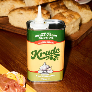 Krude Garlic Infused Olive Oil