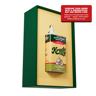 Krude Garlic Infused Olive Oil